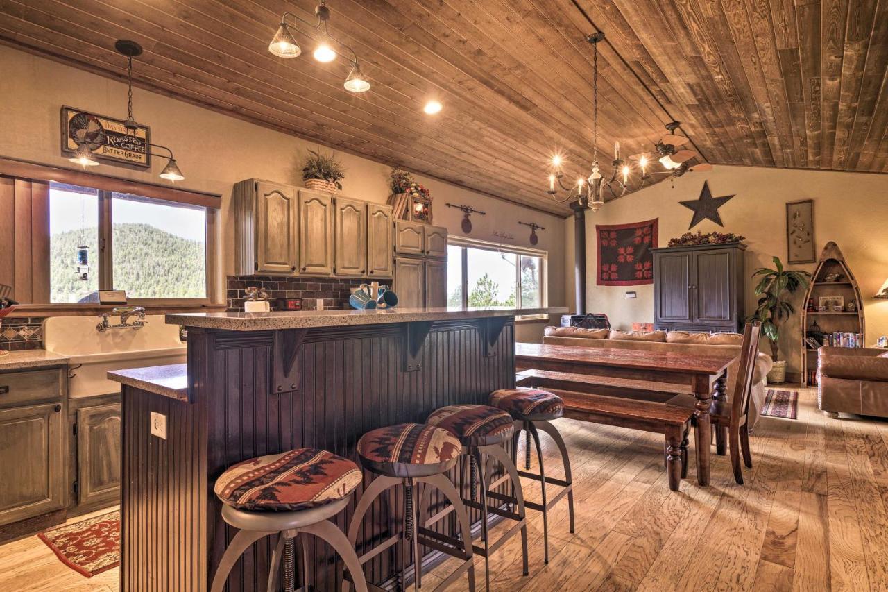 Cripple Creek Mountain Getaway With Hot Tub And Views! Villa Eksteriør billede