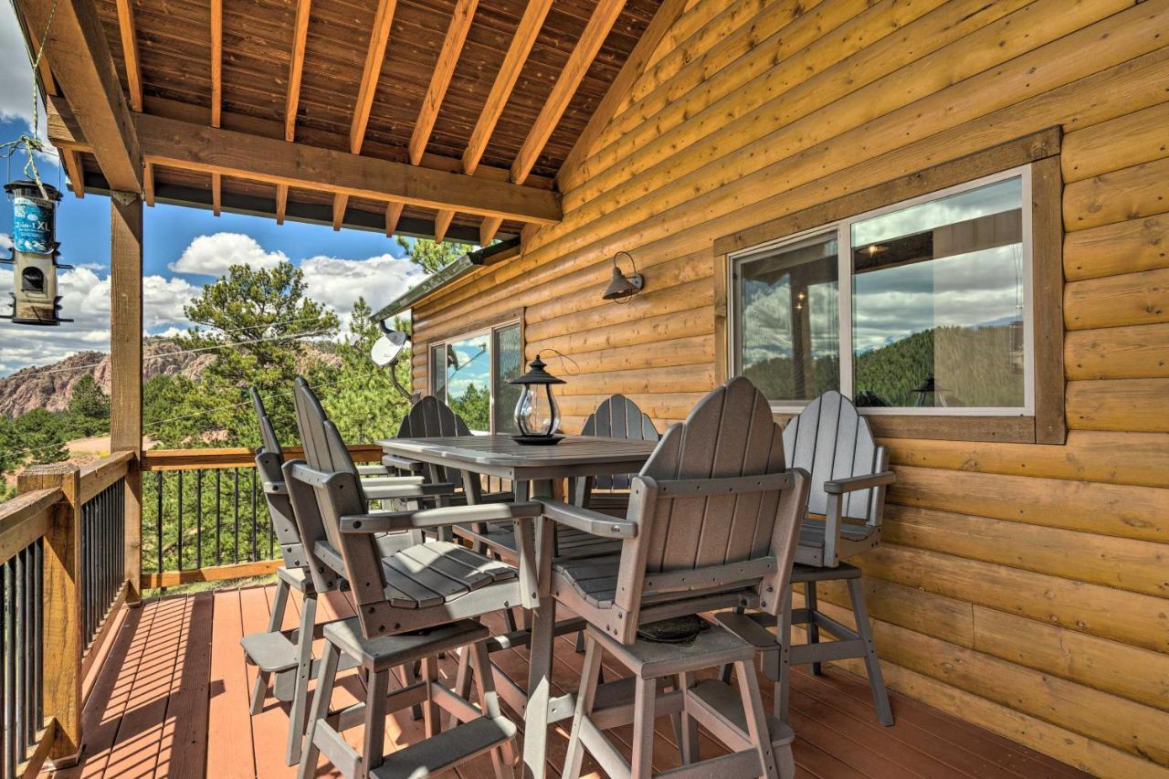 Cripple Creek Mountain Getaway With Hot Tub And Views! Villa Eksteriør billede