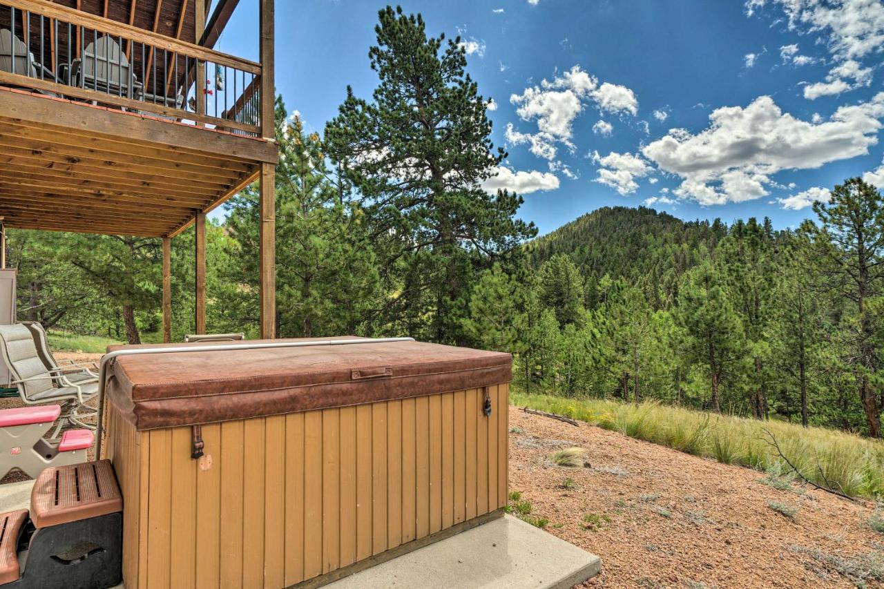 Cripple Creek Mountain Getaway With Hot Tub And Views! Villa Eksteriør billede